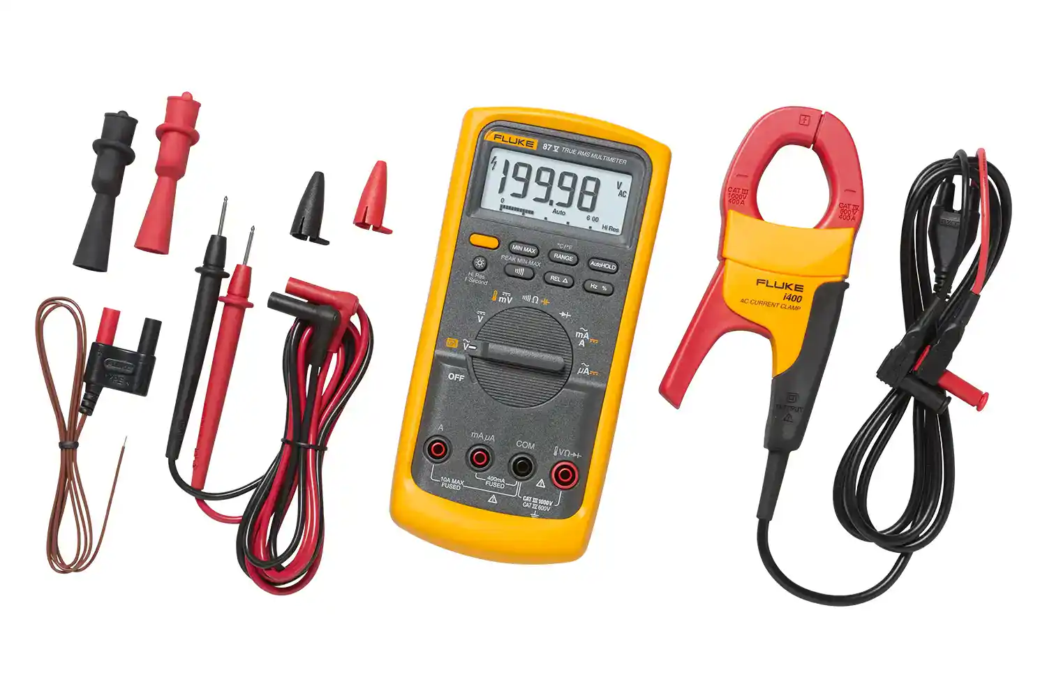 Fluke 87V Handheld Multimeter & amp; Accessories